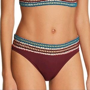 La Blanca Running Stitch Hipster Bikini Bottom